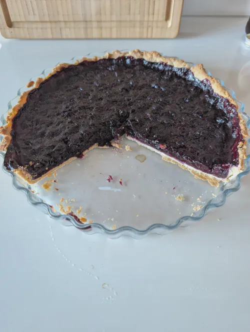 Blueberry pie