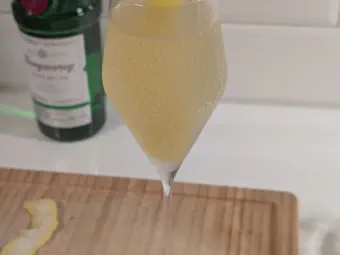 Elderflower Champagne Cocktail