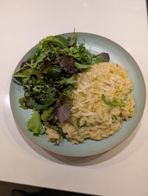 Lemon-asparagus risoni