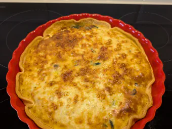 Mushroom Spinach Pie
