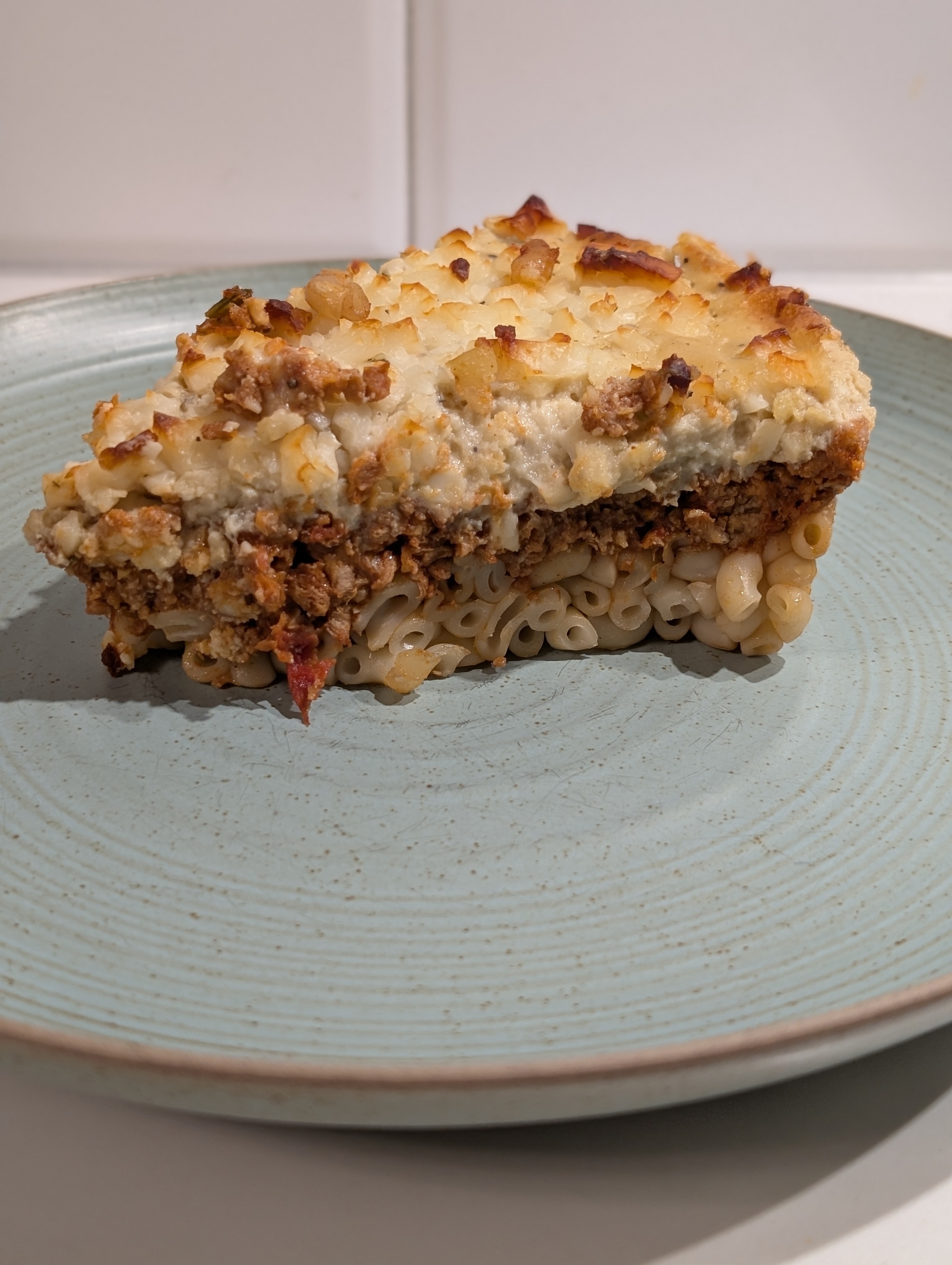 pastitsio slice