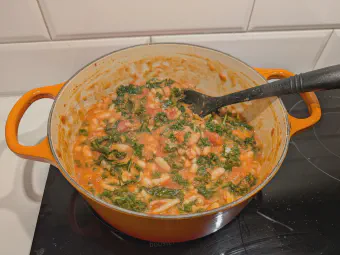White Beans and Kale