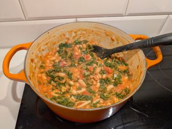 White Beans and Kale